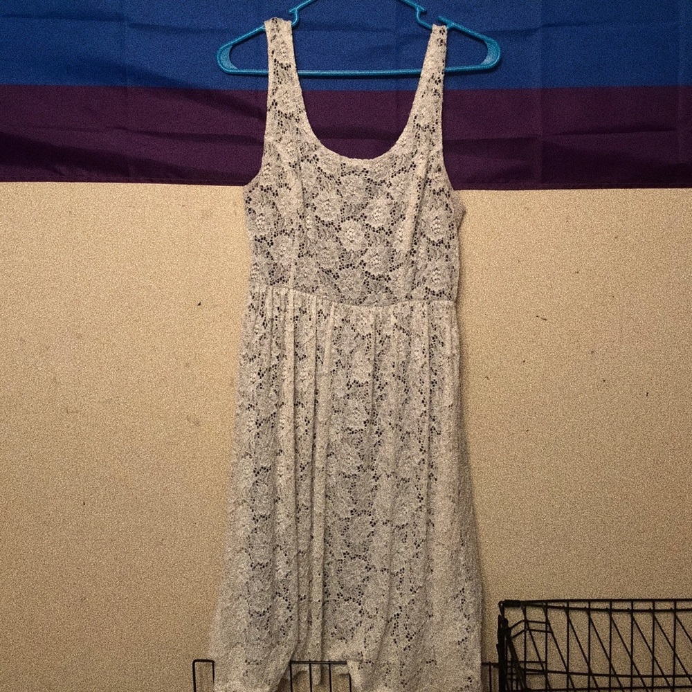 Torrid White Lace Dress